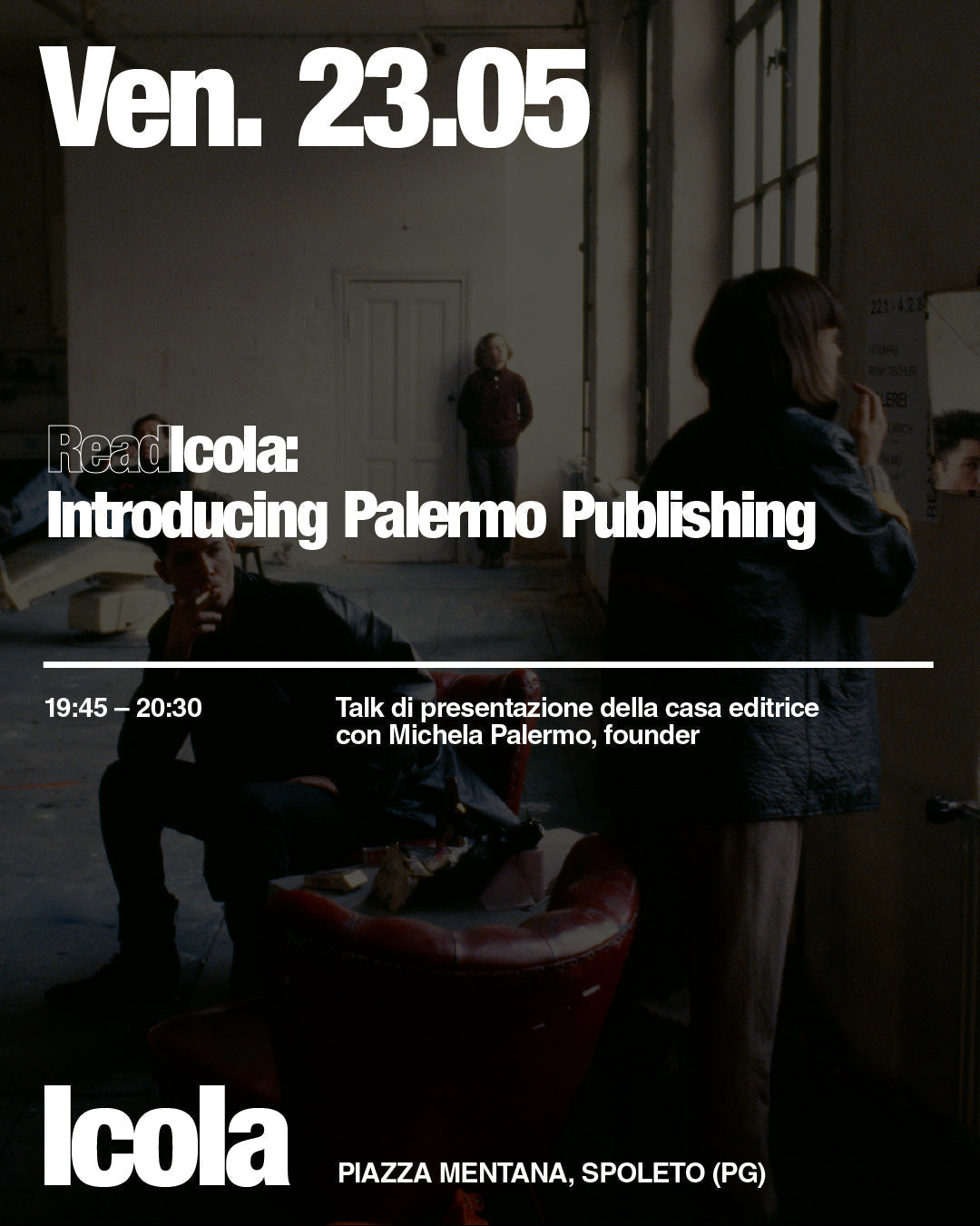 Palermo Publishing at ICOLA — Join Us in Spoleto This Friday May 23
